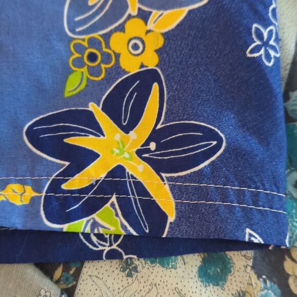 Vintage SO Y2K woman's floral print board swim shorts size medium - Picture 6 of 8